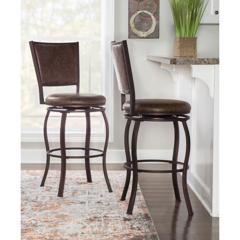 Williston Maskell Bar & Counter Swivel Stool & Reviews Wayfair